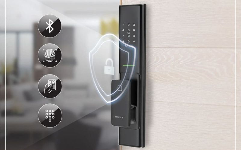 Khóa cửa điện tử Hafele PP8100 hiện đại